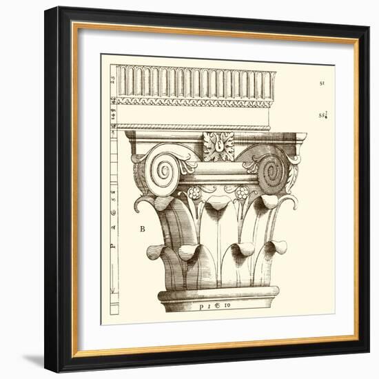 Corinthian Detail I-Vision Studio-Framed Art Print