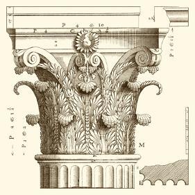 Corinthian Detail II Art Print by Vision Studio | Art.com