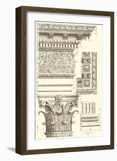 Corinthian Detail V-Vision Studio-Framed Art Print