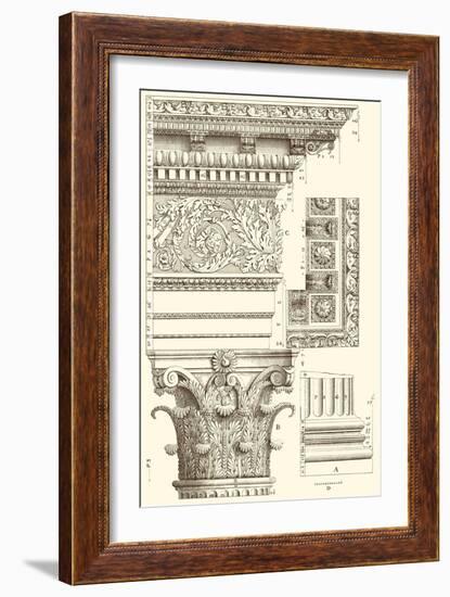 Corinthian Detail V-Vision Studio-Framed Art Print