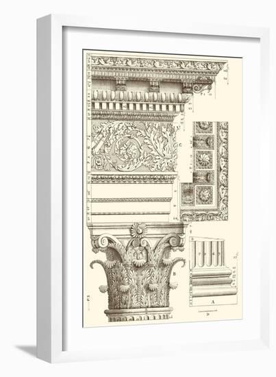 Corinthian Detail V-Vision Studio-Framed Art Print