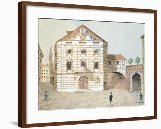 Corinthian Gate Theatre in Vienna, Austria-null-Framed Giclee Print