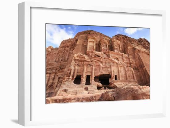 Corinthian Tomb, Royal Tombs, Petra, UNESCO World Heritage Site, Jordan, Middle East-Eleanor Scriven-Framed Premium Photographic Print