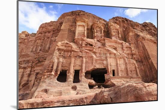 Corinthian Tomb, Royal Tombs, Petra, UNESCO World Heritage Site, Jordan, Middle East-Eleanor Scriven-Mounted Premium Photographic Print
