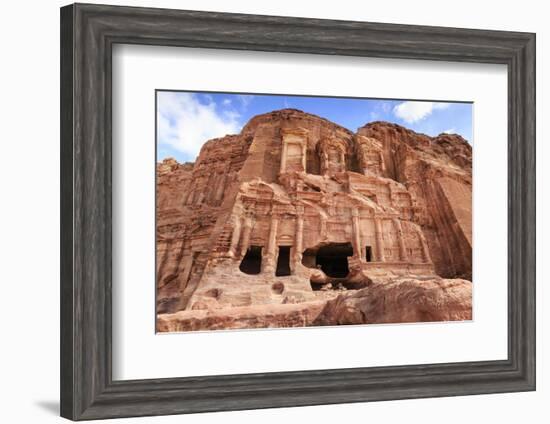 Corinthian Tomb, Royal Tombs, Petra, UNESCO World Heritage Site, Jordan, Middle East-Eleanor Scriven-Framed Photographic Print