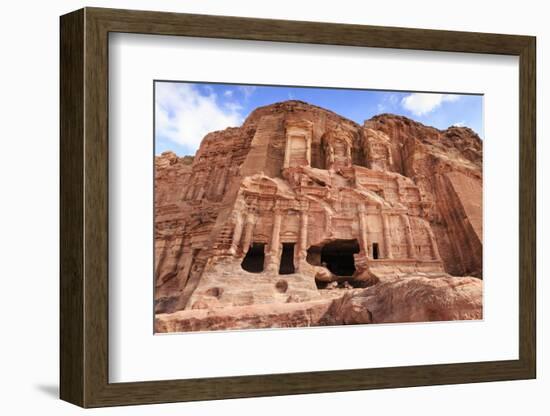 Corinthian Tomb, Royal Tombs, Petra, UNESCO World Heritage Site, Jordan, Middle East-Eleanor Scriven-Framed Photographic Print