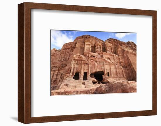 Corinthian Tomb, Royal Tombs, Petra, UNESCO World Heritage Site, Jordan, Middle East-Eleanor Scriven-Framed Photographic Print