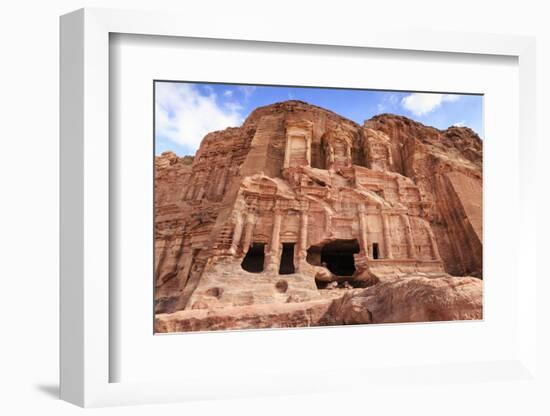 Corinthian Tomb, Royal Tombs, Petra, UNESCO World Heritage Site, Jordan, Middle East-Eleanor Scriven-Framed Photographic Print