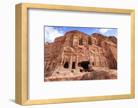 Corinthian Tomb, Royal Tombs, Petra, UNESCO World Heritage Site, Jordan, Middle East-Eleanor Scriven-Framed Photographic Print