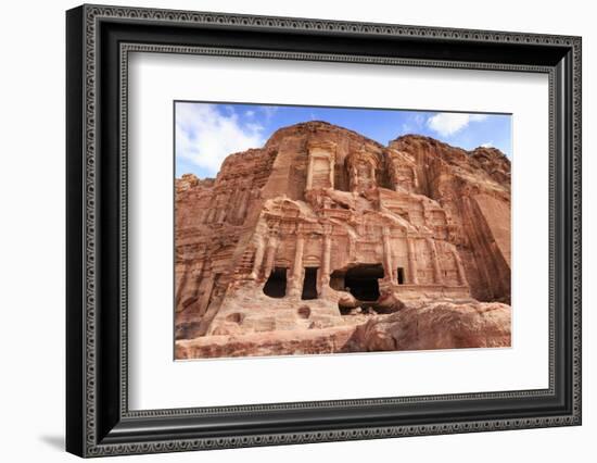 Corinthian Tomb, Royal Tombs, Petra, UNESCO World Heritage Site, Jordan, Middle East-Eleanor Scriven-Framed Photographic Print