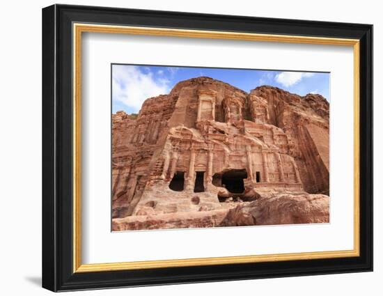 Corinthian Tomb, Royal Tombs, Petra, UNESCO World Heritage Site, Jordan, Middle East-Eleanor Scriven-Framed Photographic Print