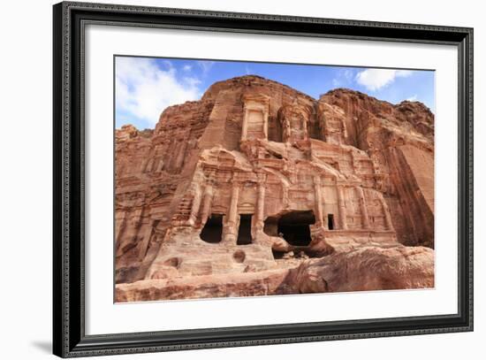 Corinthian Tomb, Royal Tombs, Petra, UNESCO World Heritage Site, Jordan, Middle East-Eleanor Scriven-Framed Photographic Print