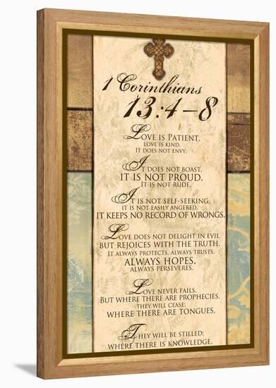 Corinthians 13:4-8-Piper Ballantyne-Framed Stretched Canvas