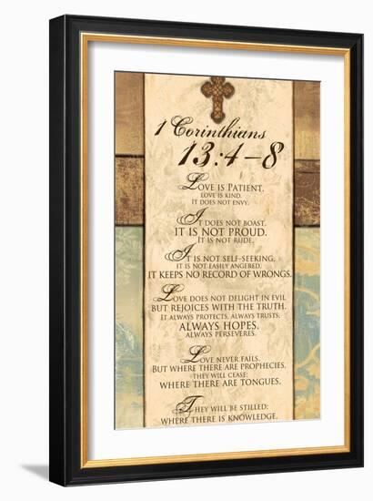 Corinthians 13:4-8-Piper Ballantyne-Framed Premium Giclee Print