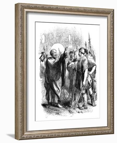 Coriolanus by William Shakespeare-John Gilbert-Framed Giclee Print