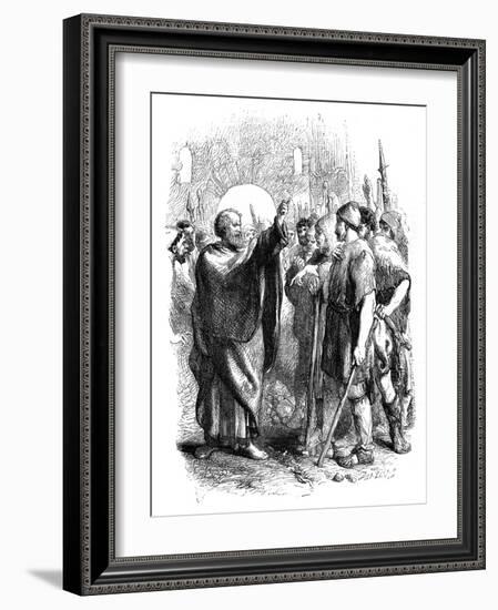 Coriolanus by William Shakespeare-John Gilbert-Framed Giclee Print