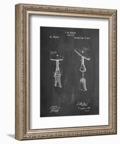 Corkscrew 1883 Patent-Cole Borders-Framed Art Print