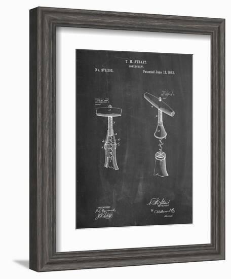 Corkscrew 1883 Patent-Cole Borders-Framed Art Print