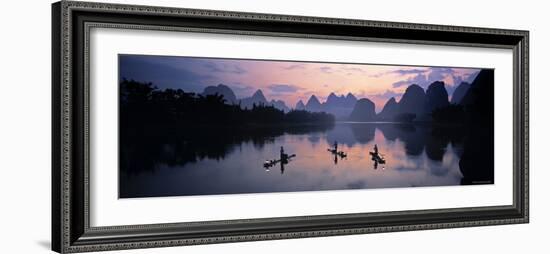 Cormorant Fishermen, Li River, Yangshuo, China-James Montgomery Flagg-Framed Photographic Print