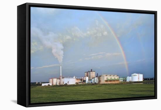 Corn Ethanol Processing Plant-David Nunuk-Framed Premier Image Canvas