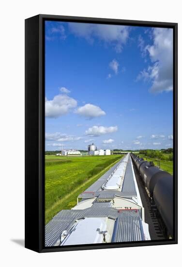 Corn Ethanol Processing Plant-David Nunuk-Framed Premier Image Canvas