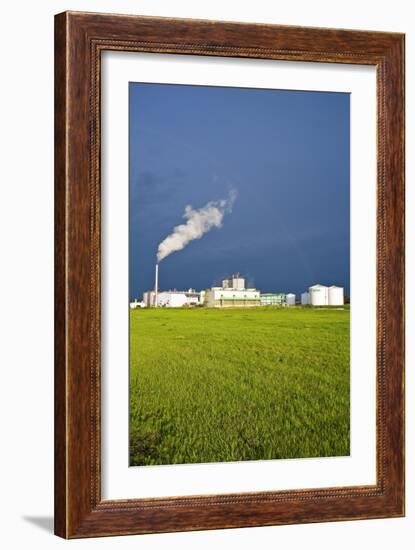 Corn Ethanol Processing Plant-David Nunuk-Framed Photographic Print