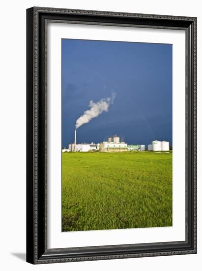 Corn Ethanol Processing Plant-David Nunuk-Framed Photographic Print