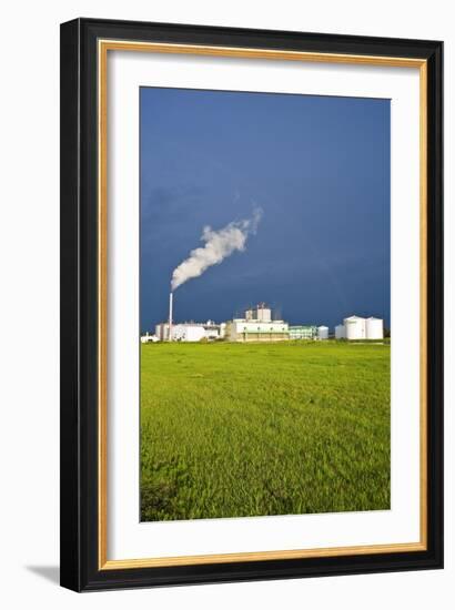 Corn Ethanol Processing Plant-David Nunuk-Framed Photographic Print