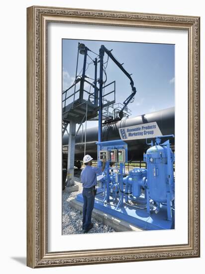 Corn Ethanol Processing Plant-David Nunuk-Framed Photographic Print