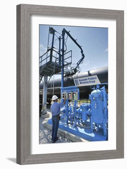 Corn Ethanol Processing Plant-David Nunuk-Framed Photographic Print