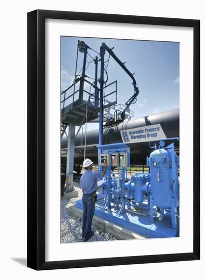 Corn Ethanol Processing Plant-David Nunuk-Framed Photographic Print