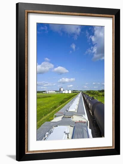 Corn Ethanol Processing Plant-David Nunuk-Framed Photographic Print