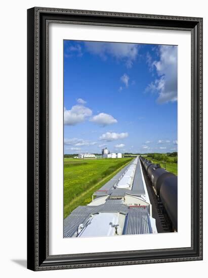 Corn Ethanol Processing Plant-David Nunuk-Framed Photographic Print