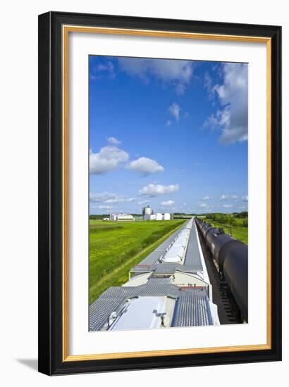 Corn Ethanol Processing Plant-David Nunuk-Framed Photographic Print