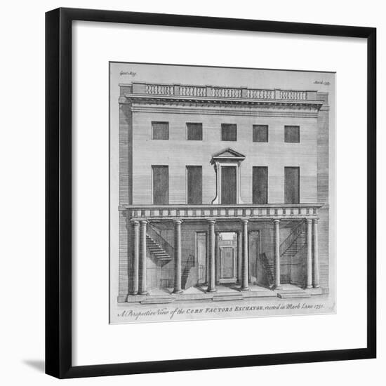 Corn Exchange, Mark Lane, City of London, 1753-null-Framed Giclee Print