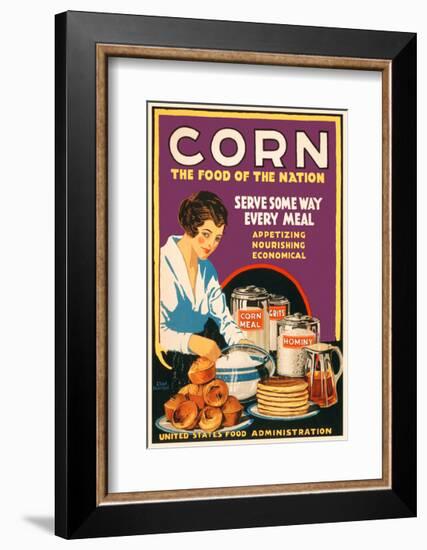 Corn - the Food of the Nation-Vintage Reproduction-Framed Giclee Print