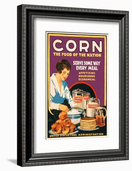 Corn - the Food of the Nation-Vintage Reproduction-Framed Giclee Print