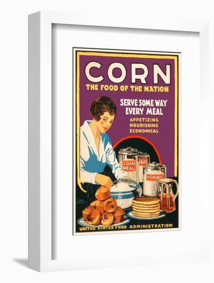 Corn - the Food of the Nation-Vintage Reproduction-Framed Giclee Print