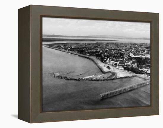 Cornado San Diego Aerial 1915-Harold Taylor-Framed Premier Image Canvas