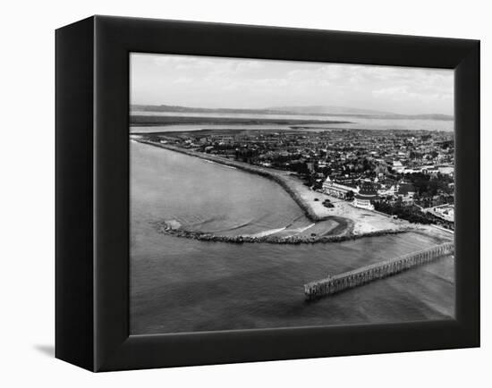 Cornado San Diego Aerial 1915-Harold Taylor-Framed Premier Image Canvas