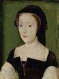 Jeanne D'Halluin Lady-In-Waiting of the Queen Catherine De Medici Ca. 1550-Corneille de Lyon-Framed Stretched Canvas