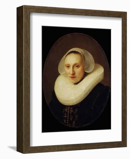 Cornelia Pronck, Wife of Albert Cuyper, Merchant, Aged 33, Painted 1633-Rembrandt van Rijn-Framed Giclee Print