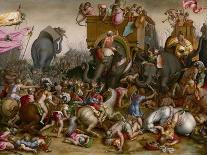 The Battle of Zama, after 1567-Cornelis Cort-Framed Giclee Print