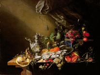 Still Life with Fruit and Oysters, Mid-1650s-Cornelis de Heem-Framed Giclee Print