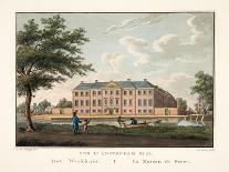 Vue D'Amsterdam No.16. De Bloemmarkt. Le Marché Aux Fleurs, 1825-Cornelis de Kruyff-Giclee Print