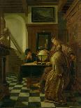The Chess Players, c.1670-Cornelis de Man-Giclee Print