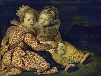 Magdalena and Jan-Baptist De Vos, the Painter's Children, about 1622-Cornelis De Vos-Framed Giclee Print