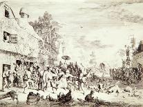 The Village Fair, 1685-Cornelis Dusart-Framed Giclee Print