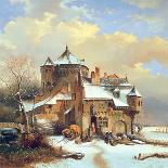 Dutch Winter Scene-Cornelis Kruseman-Giclee Print