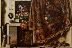 Trompe L'Oeil with Studio Wall and Vanitas Still Life, 1668-Cornelis Norbertus Gijsbrechts-Giclee Print